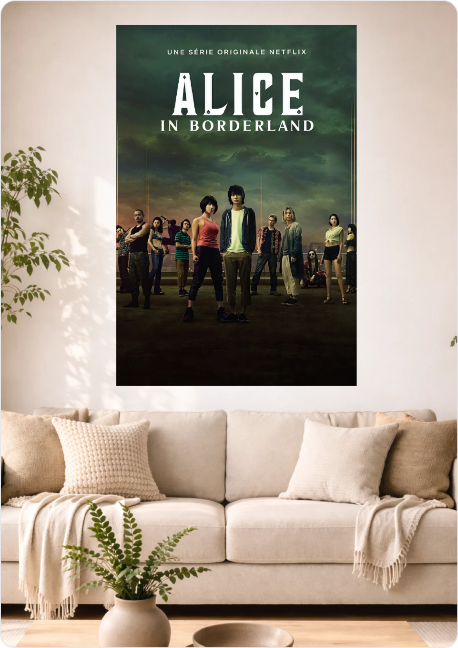 Affiche Alice in Borderland – Survivre au Jeu | Format A3